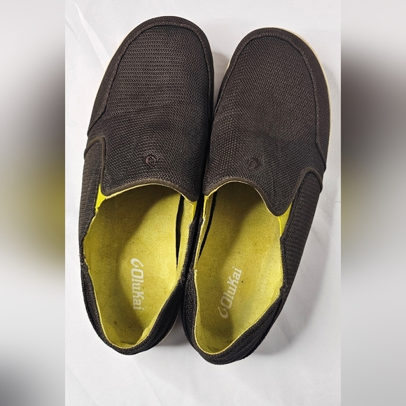 Olukai Nohea Mesh Shoe Men 11.5 Brown Slip On Convertible Comfort Sneaker Loafer - Picture 10 of 10